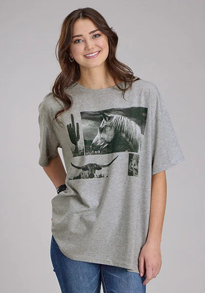 Tie - Dye Women T Shirt with a Bohemian VibeWomen's Roper T-Shirt #03-039-0513-0115