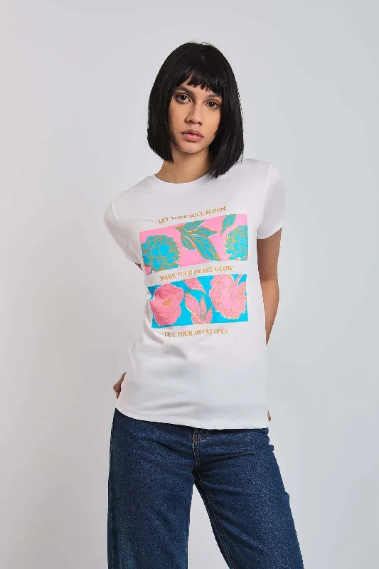 Organic Cotton Women T Shirt for Eco - Conscious WearersFancy Regular Fit T-Shirt With Short Sleeves Organic Cotton Women T Shirt for Eco - Conscious WearersFancy Regular Fit T-Shirt With Short Sleeves