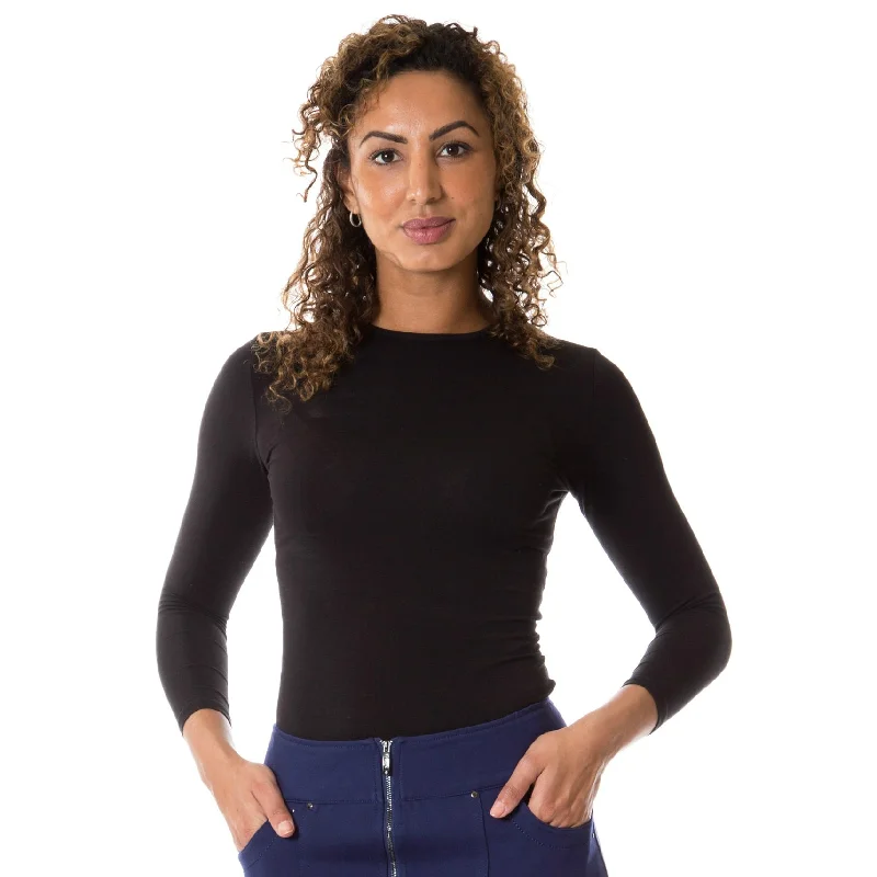 Graphic Print Women T Shirt for a Trendy StatementWomen's 3/4 Sleeve T-Shirt