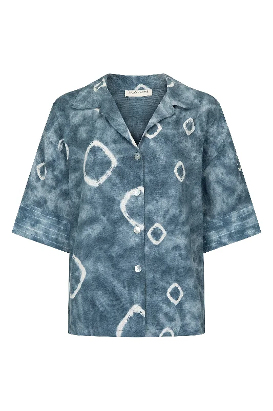 RISING TIDES SHIRT - BLUE