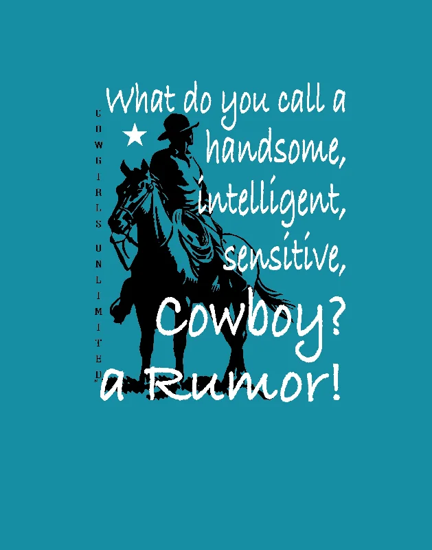 V - Neck Women T Shirt to Enhance the NecklineWomen's Cowgirls Unlimited Rumor T-Shirt #CG-1236 V - Neck Women T Shirt to Enhance the NecklineWomen's Cowgirls Unlimited Rumor T-Shirt #CG-1236