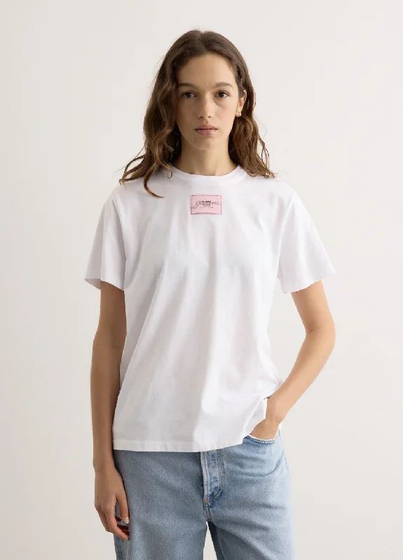 Graphic Print Women T Shirt for a Trendy StatementBasic Jersey Collage Relaxed T-Shirt Graphic Print Women T Shirt for a Trendy StatementBasic Jersey Collage Relaxed T-Shirt