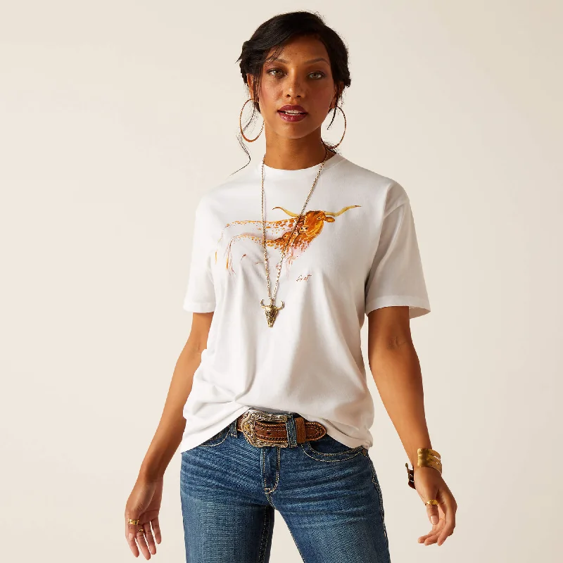 V - Neck Women T Shirt to Enhance the NecklineWomen's Ariat Maternal Cow T-Shirt #10051435 V - Neck Women T Shirt to Enhance the NecklineWomen's Ariat Maternal Cow T-Shirt #10051435