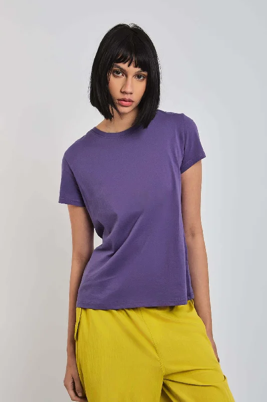 Pocketed Women T Shirt for Added FunctionalityWomen Shirt -Blue