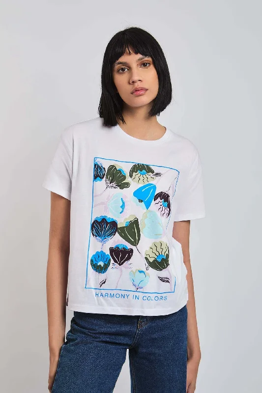 Sleeveless Women T Shirt for Summer ComfortFancy Short Sleeve Cropped T-Shirt