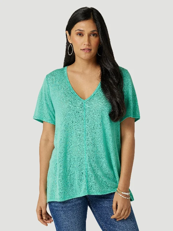 Floral Print Women T Shirt for a Feminine TouchWomen's Wrangler T-Shirt #112327325