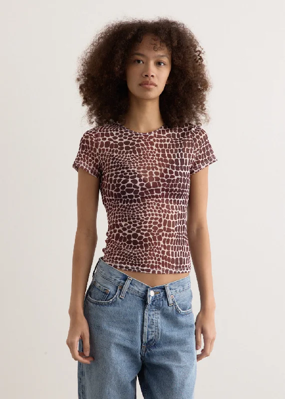 Puff Sleeve Women T Shirt for a Fashion - Forward LookMini T-Shirt