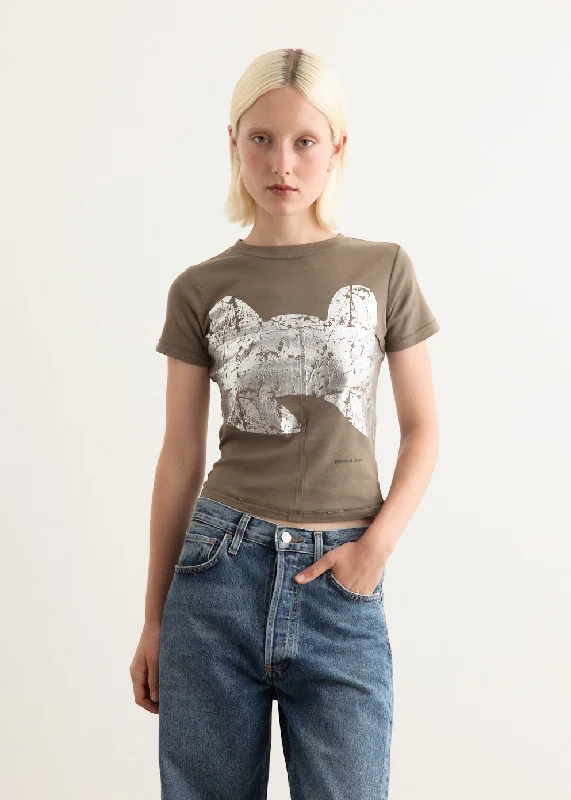 Ringer T Shirt Women with Retro - Inspired StripesLapped Baby T-Shirt