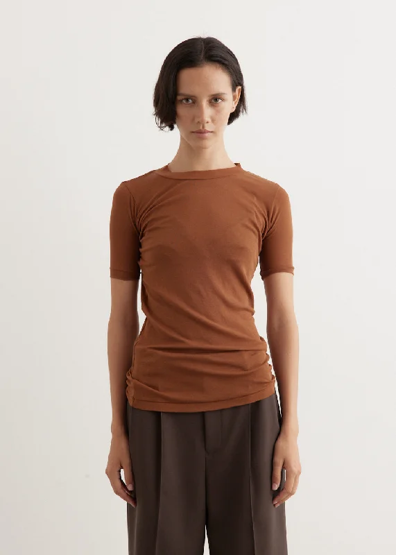 Muscle Women T Shirt for a Sporty and Casual LookSuper High Gauge Sheer Rib T-Shirt