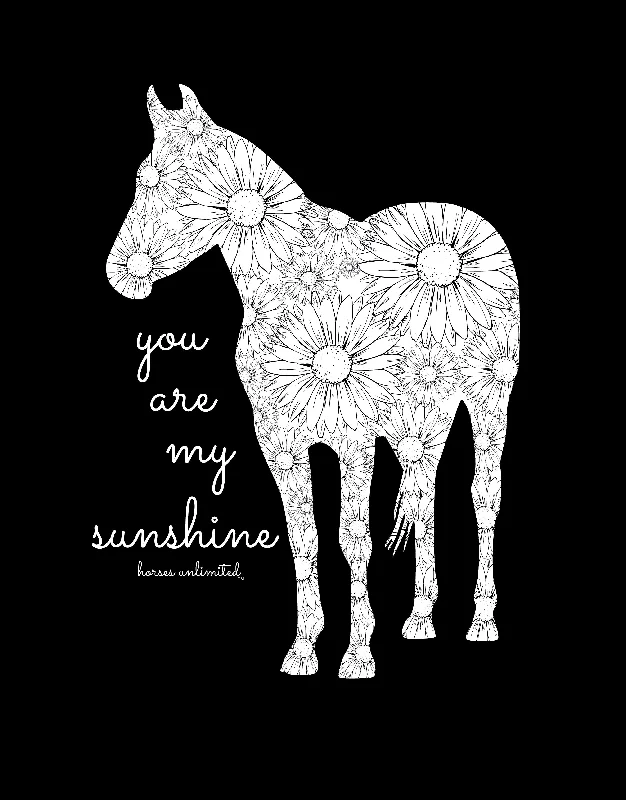 Crop Top Women T Shirt to Pair with High - Waisted BottomsWomen's Horses Unlimited Sunshine T-Shirt #UH-7683 Crop Top Women T Shirt to Pair with High - Waisted BottomsWomen's Horses Unlimited Sunshine T-Shirt #UH-7683