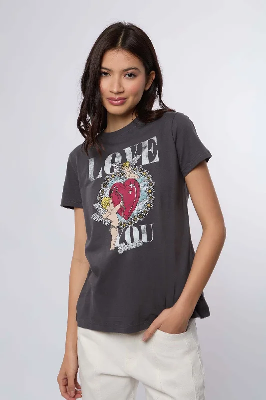 Crop Top Women T Shirt to Pair with High - Waisted BottomsWomen Shirt - Grey