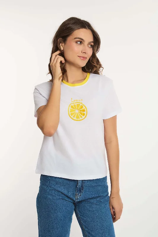 Striped Women T Shirt in a Classic PatternT-Shirt