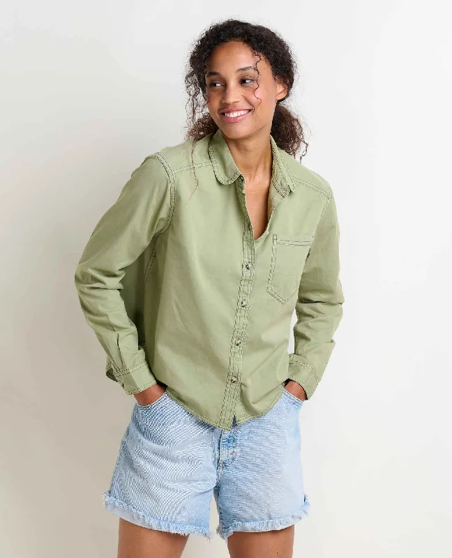 Moisture - Wicking Women T Shirt for Active LifestylesArroyo Twill Boxy Shirt