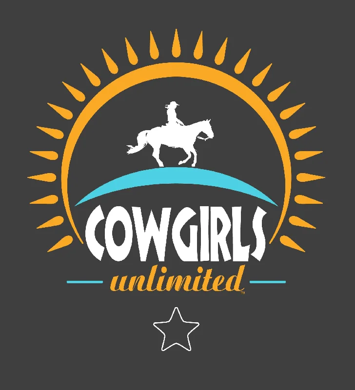 Ringer T Shirt Women with Retro - Inspired StripesWomen's Cowgirls Unlimited Sun Rider T-Shirt #CG-1201 Ringer T Shirt Women with Retro - Inspired StripesWomen's Cowgirls Unlimited Sun Rider T-Shirt #CG-1201