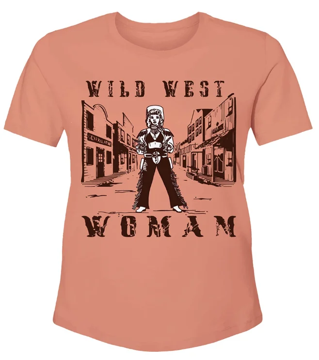 Ringer T Shirt Women with Retro - Inspired StripesWomen's Hooey Wild West Women T-Shirt #HT1641PK Ringer T Shirt Women with Retro - Inspired StripesWomen's Hooey Wild West Women T-Shirt #HT1641PK