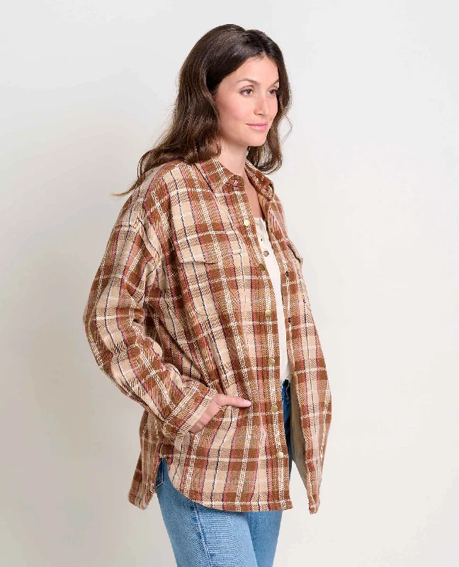 Organic Cotton Women T Shirt for Eco - Conscious WearersConifer Shirt Jacket