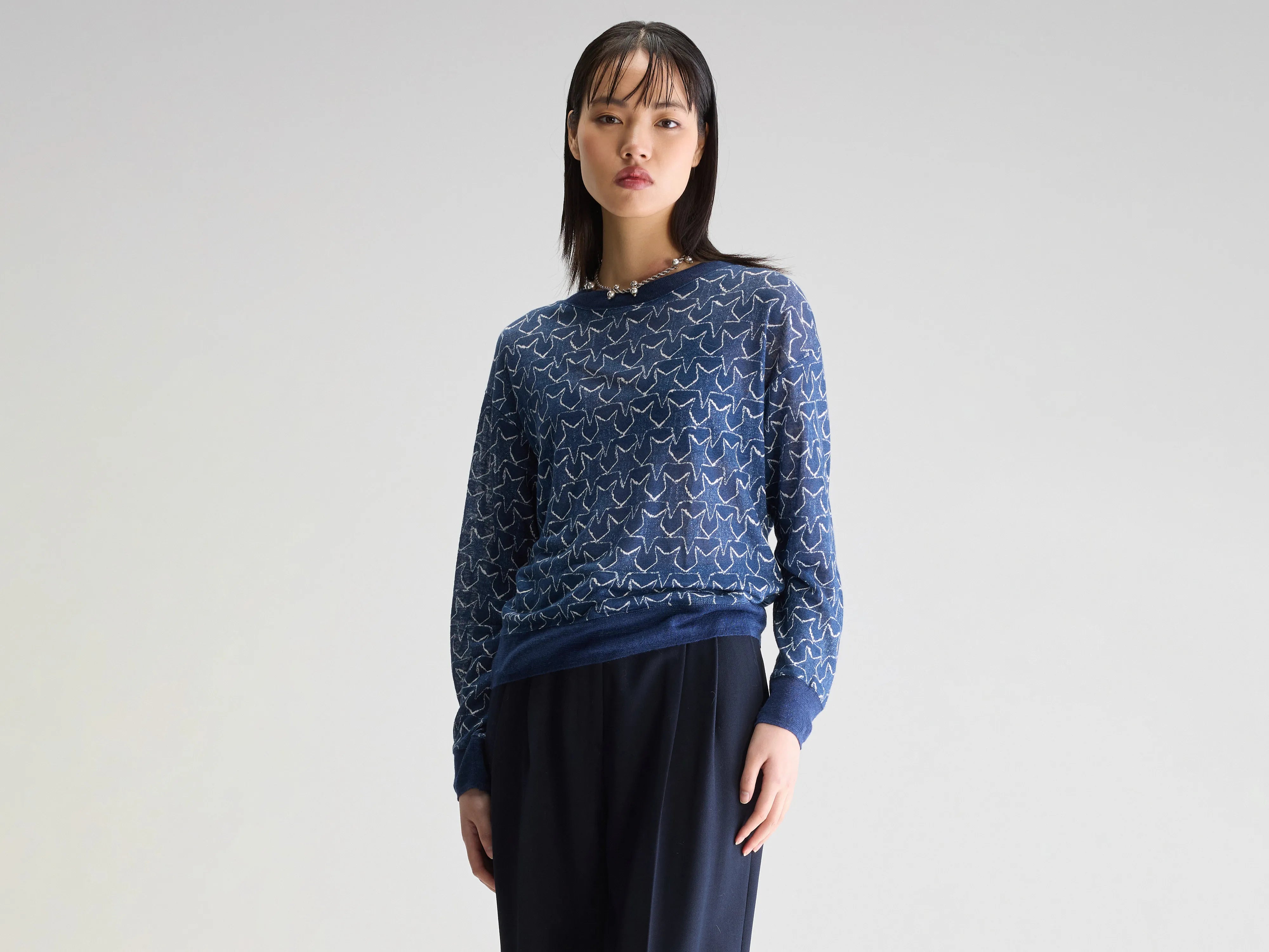 Embroidered Women T Shirt with Intricate DetailsSenia relaxed t-shirt (251 / W / COMBO C) Embroidered Women T Shirt with Intricate DetailsSenia relaxed t-shirt (251 / W / COMBO C)