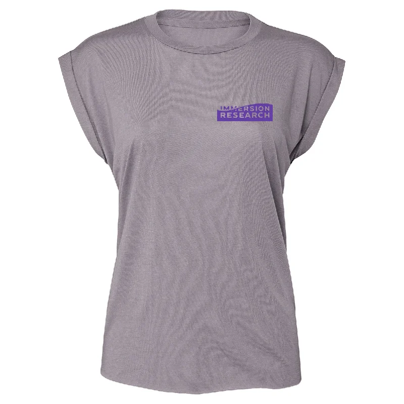 Muscle Women T Shirt for a Sporty and Casual LookWomen's Cut Off Logo Shirt