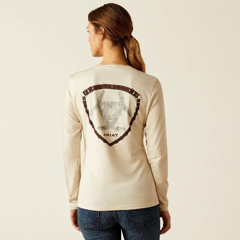 Long Sleeve Women T Shirt for Cooler WeatherWomen's Ariat Rein Seal T-Shirt #10052527 Long Sleeve Women T Shirt for Cooler WeatherWomen's Ariat Rein Seal T-Shirt #10052527