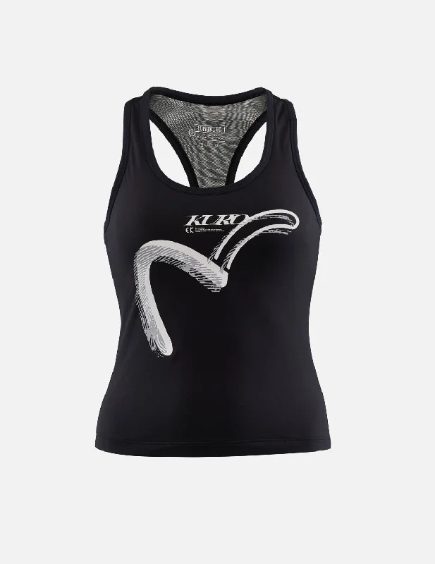 Crop Top Women T Shirt to Pair with High - Waisted BottomsMesh-blocking Y-Back Tank