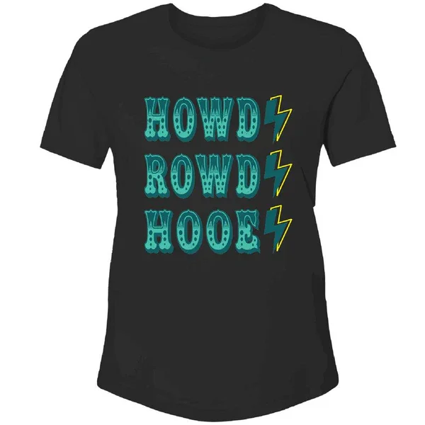 Sheer Women T Shirt for a Stylish and Alluring LookWomen's Hooey Howdy Rowdy Hooey T-Shirt #HT1634BK Sheer Women T Shirt for a Stylish and Alluring LookWomen's Hooey Howdy Rowdy Hooey T-Shirt #HT1634BK