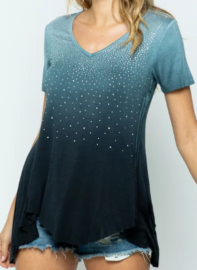Striped Women T Shirt in a Classic PatternWomen's Vocal T-Shirt #IM1502S