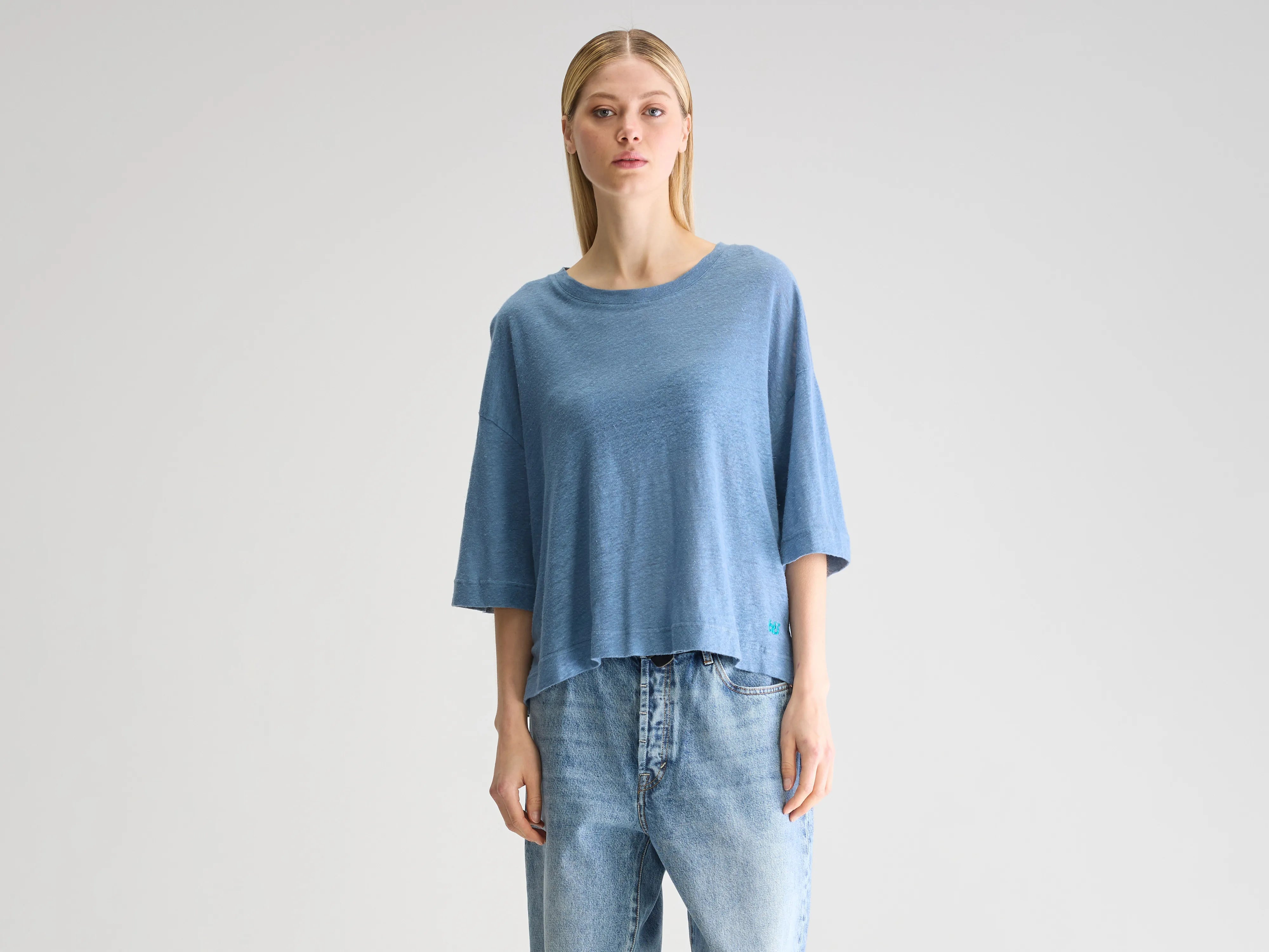 Pocketed Women T Shirt for Added FunctionalityVydel short-sleeve t-shirt (251 / W / DENIM)
