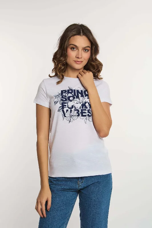 Pocketed Women T Shirt for Added FunctionalityT-Shirt