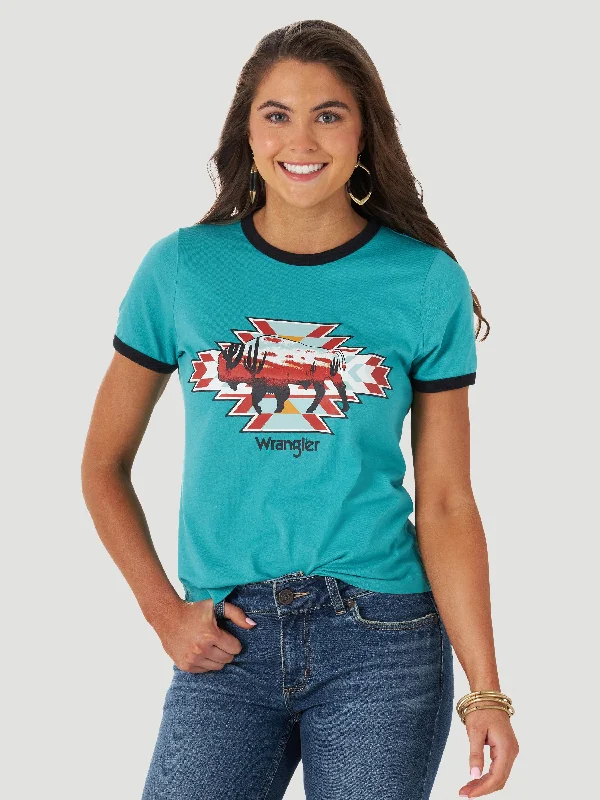 Crop Top Women T Shirt to Pair with High - Waisted BottomsWomen's Wrangler Retro T-Shirt #112317132 Crop Top Women T Shirt to Pair with High - Waisted BottomsWomen's Wrangler Retro T-Shirt #112317132