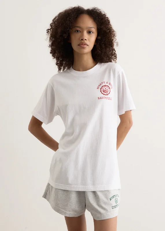Embroidered Women T Shirt with Intricate DetailsCalifornia Emblem T-Shirt