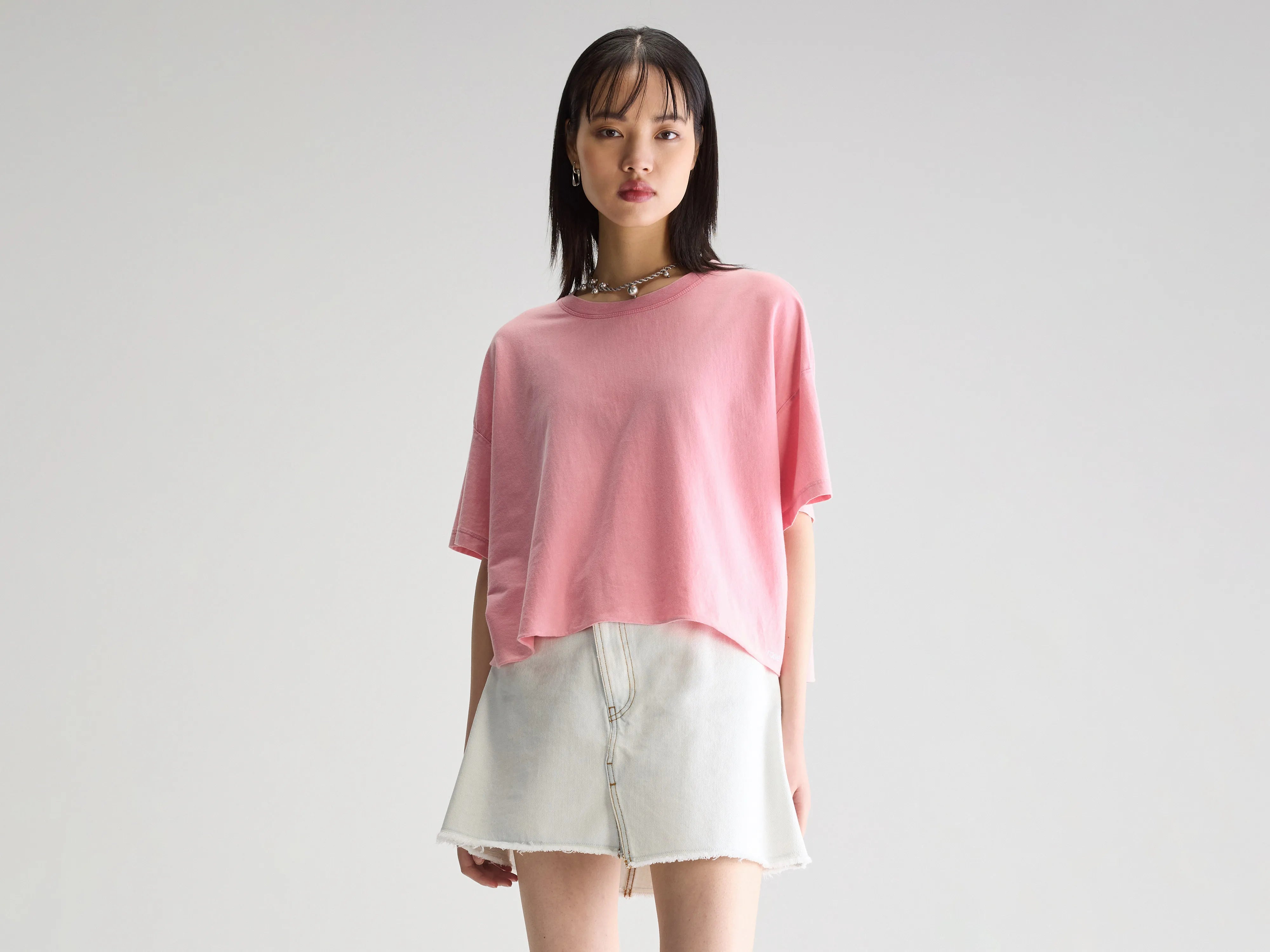 Organic Cotton Women T Shirt for Eco - Conscious WearersFarpy cropped t-shirt (251 / W / PINKLADY) Organic Cotton Women T Shirt for Eco - Conscious WearersFarpy cropped t-shirt (251 / W / PINKLADY)