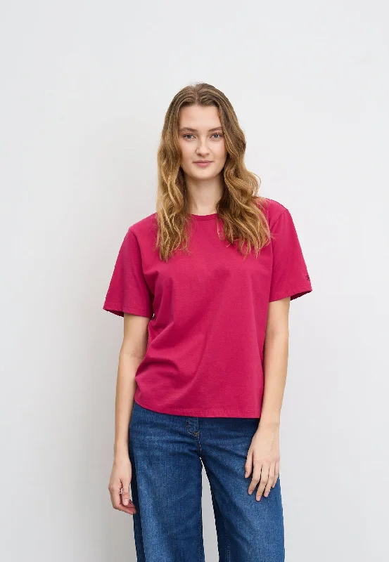 Sleeveless Women T Shirt for Summer ComfortAugusta T-Shirt - Ruby