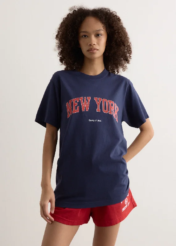 Puff Sleeve Women T Shirt for a Fashion - Forward LookNew York Ivy T-Shirt