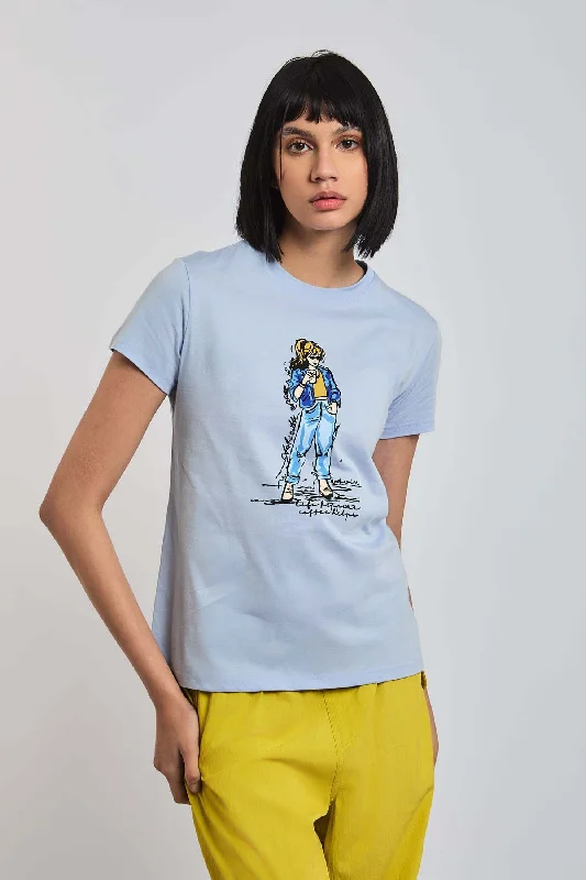 V - Neck Women T Shirt to Enhance the NecklineT-Shirt