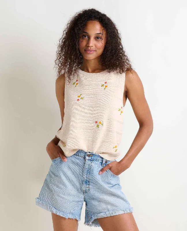 Plus Size Women T Shirt for a Comfortable and Flattering FitBianca Crew Tank Embroidered Plus Size Women T Shirt for a Comfortable and Flattering FitBianca Crew Tank Embroidered