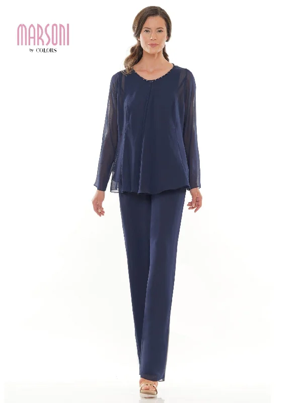 Maxi dresses with an asymmetric hem for a fashion - forward and eye - catching design Marsoni Formal Long Pantsuit Sale