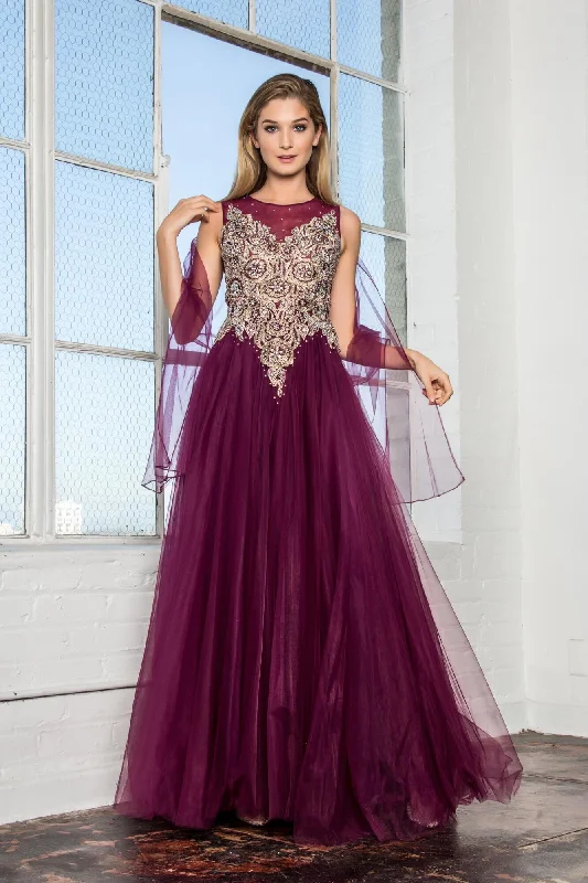 Velvet maxi dresses with long sleeves for winter weddings Prom Sleeveless Dress Formal Gown