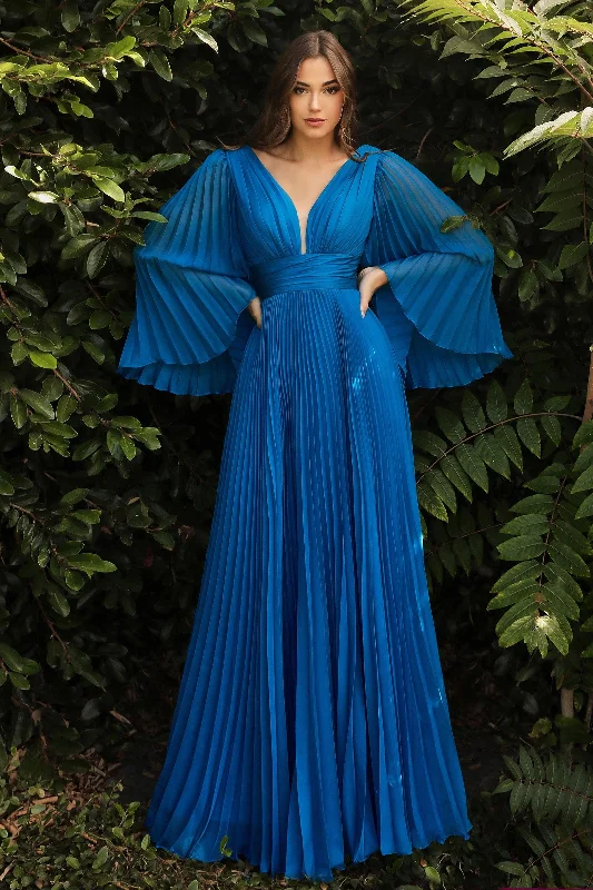 Strapless maxi dresses for a beachside vacation Cinderella Divine CD242 Long Sleeve Pleated Formal Prom Dress Teal Strapless maxi dresses for a beachside vacation Cinderella Divine CD242 Long Sleeve Pleated Formal Prom Dress Teal